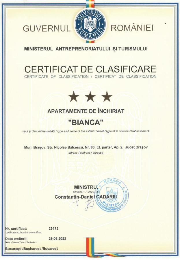 Apartment Bianca Brașov Exterior foto